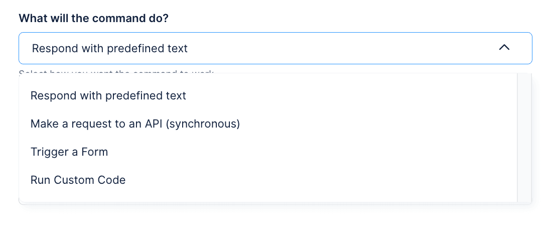 Tipos de comandos en Dailybot